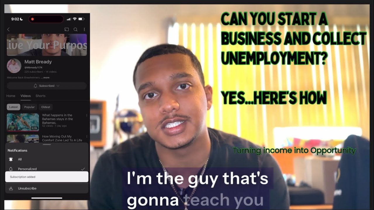 How To Collect Unemployment While Starting Your Own Business YouTube How to collect unemployment while starting your own business youtube