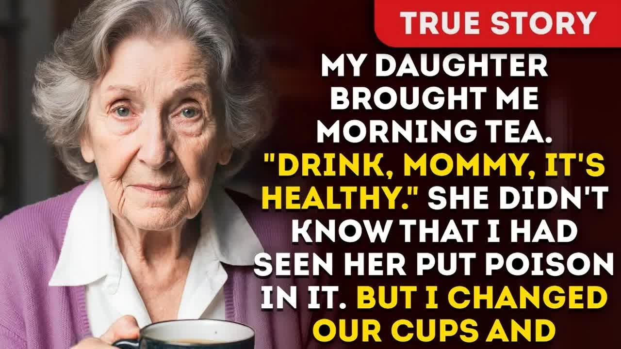 My Daughter Brought Me Morning Tea  ＂Drink, Mommy, It's Healthy  I Had Seen Her Put Poison