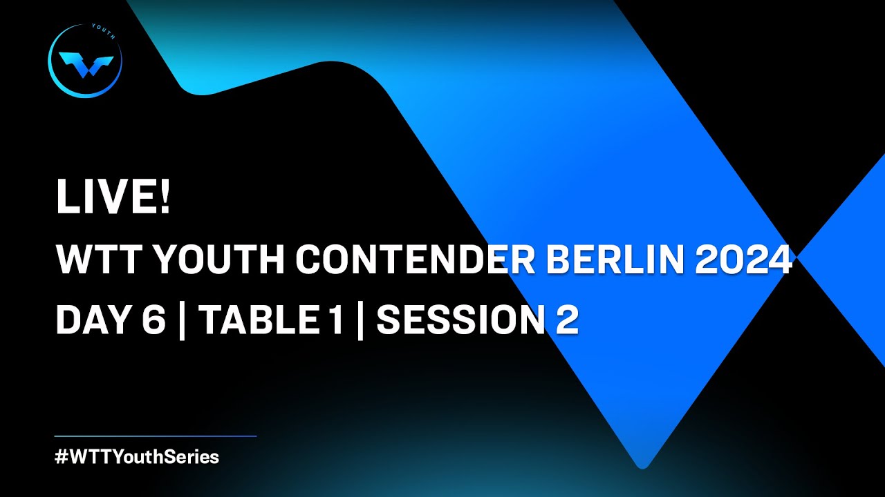 LIVE! | T2 | Day 6 | WTT Youth Contender Havirov 2024 | Session 2