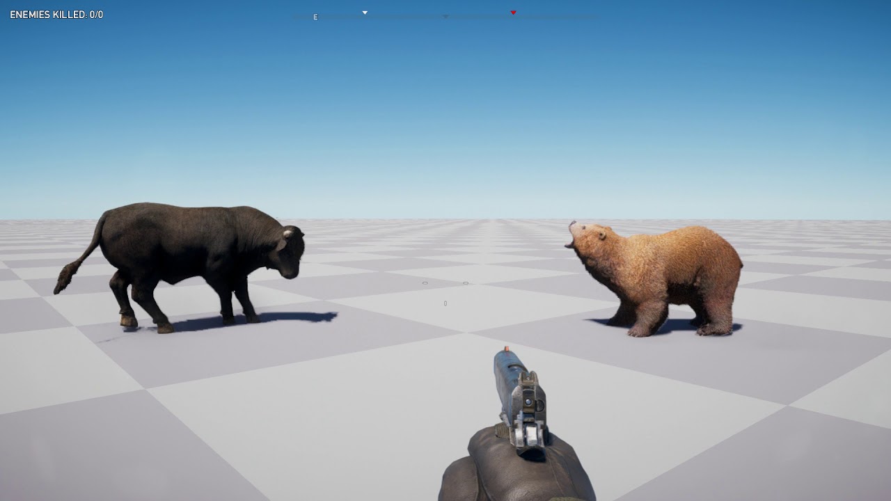 far cry 5 grizzly bear vs bull - YouTube