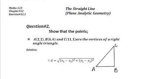 D.A.E maths-123 | Chapter#12 {The straight Line}