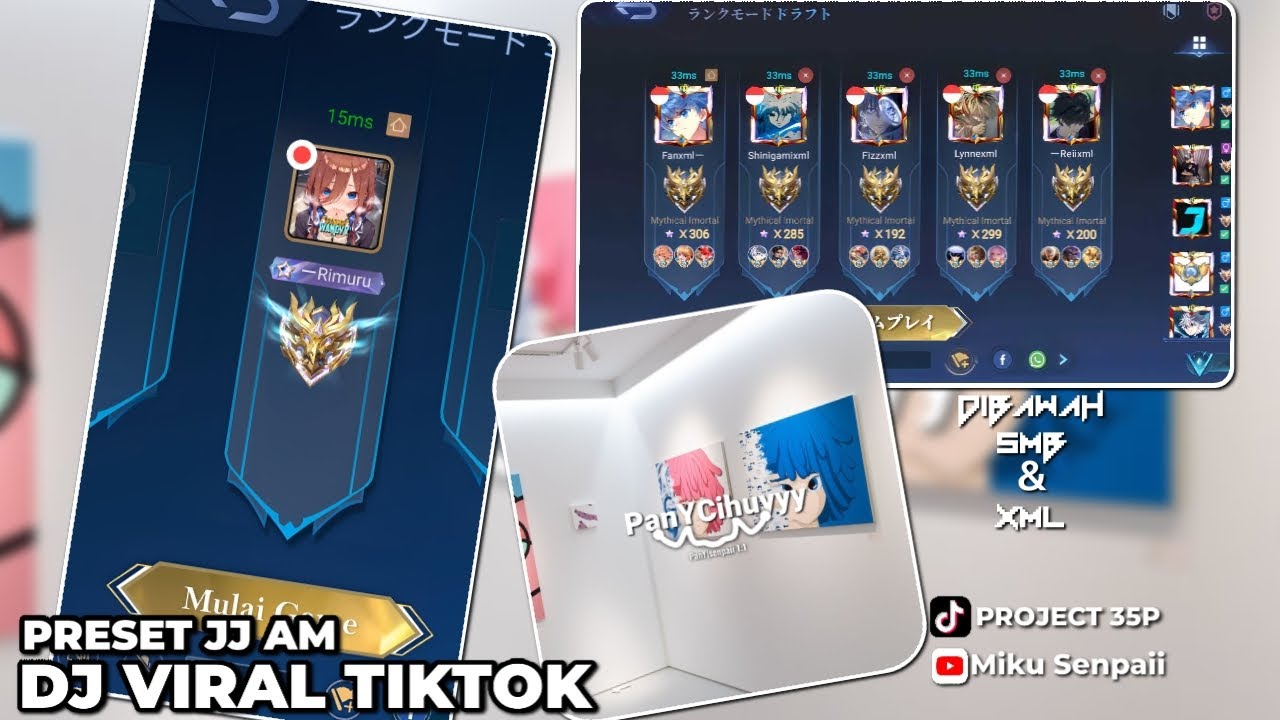 PRESET AM 3 UKURAN🎟️ || DJ DROP I'M THE MINE FOR YOU🌹 || DIBAWAH 5MB & XML🎫