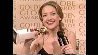 Golden Globes 2001 post show - some interviews. Julia Roberts, Kate Hudson and more.
