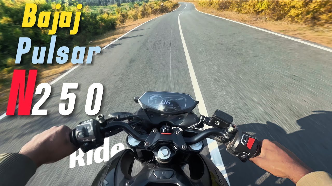Bajaj Pulsar N 2 5 0 RIDE | Empty Forest Road | 4k 