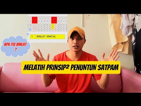 LATIHAN PRINSIP-PRINSIP PENUNTUN SATPAM