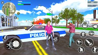 Vegas City: Real Gangster Town: How to Steal a Police Car! Android gameplay screenshot 1