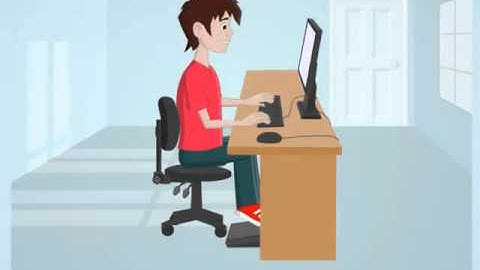 Health and Safety Authority (HSA) — Correct Sitting Position at a Desktop Computer