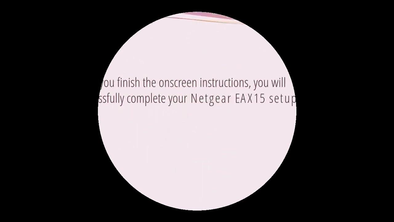 how-to-configure-netgear-eax15-extender-youtube