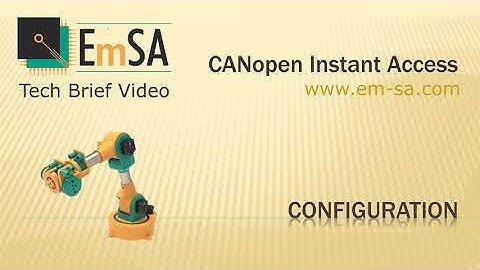CANopen Instant Access Module Configuration
