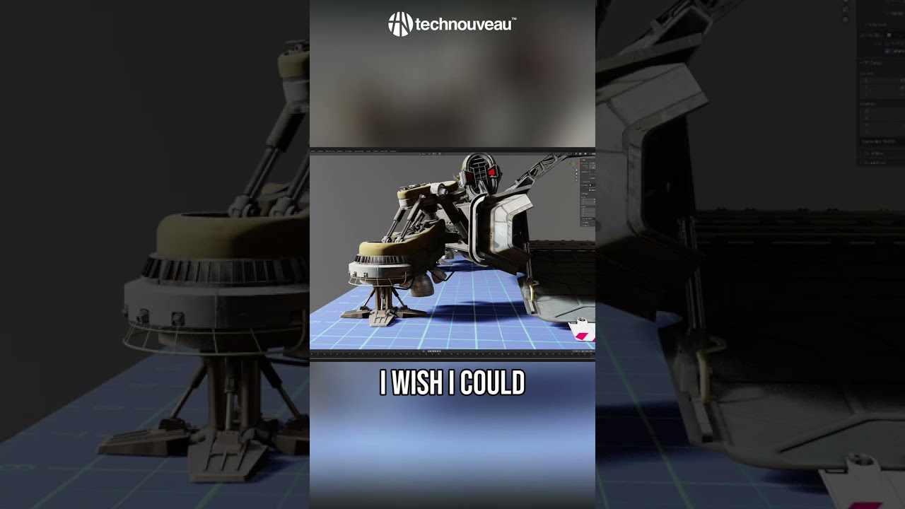 Building a Sci-Fi Ship: Legs, Belly, and Landing Gear! #shorts