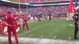 Tom's First American Football Game - Houston Cougars Vs BYU from the sidelines #2