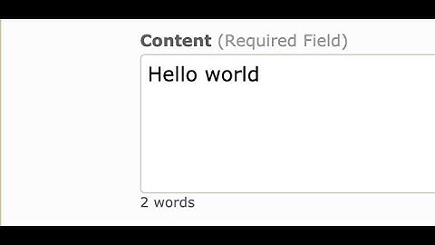 Count words as user type - Textarea and Javascript