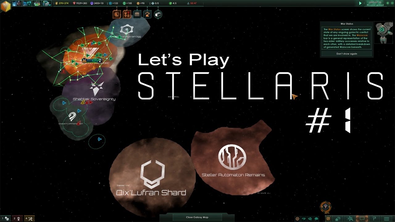 Let's Play Stellaris 1 w/ Fieldy & Kiwi Empires in Space & A Rescue