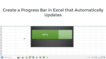 Excel: Progress Bar