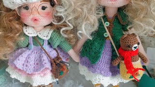 Crochet doll dresses (doll size 12 /Blythe doll)