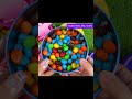 Satisfying with full of Rainbow candy M&amp;M.#ASMR , #ToyASMR,  #Satisfying,#candy,#mms,#toys,