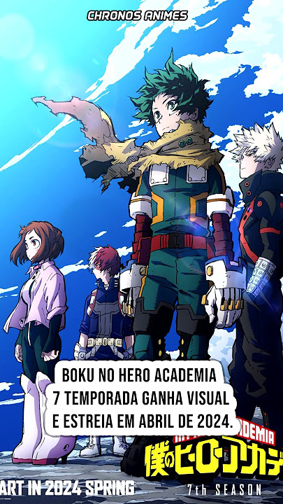 BOKU NO HERO ACADEMIA 6 TEMPORADA DATA DE LANÇAMENTO! 