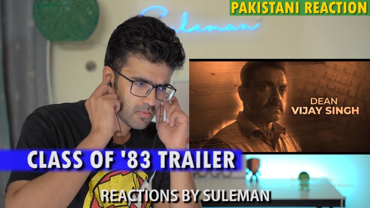Class Of '83 Trailer | Pakistani Reaction | Bobby Deol
