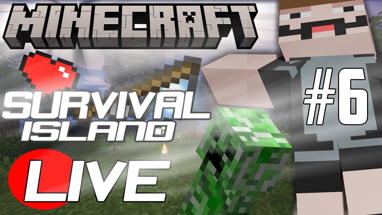 🔴 Minecraft: Survival Island | Nousu? | #6 1/2