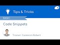 Code Snippets in Salesforce Marketing Cloud