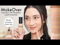 NEW MakeOver Powerstay Foundation REVIEW - SWATCHES - WEARTEST