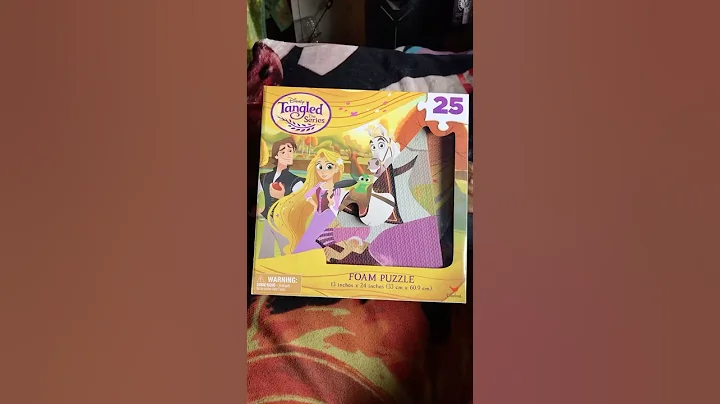 Tangled Foam Puzzle #tangled #disney #shorts #puzzle #puzzles #rapunzel #disneyprincess #disneymerch
