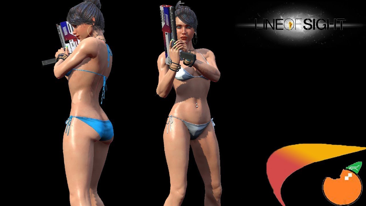 Line of sight Bikini skin