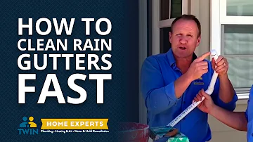 How To Clean Rain Gutters Fast! (From The Ground)