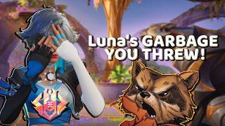 Rocket player has the GALL to say Luna is garbage now - Marvel rivals - Toxic / funny moments