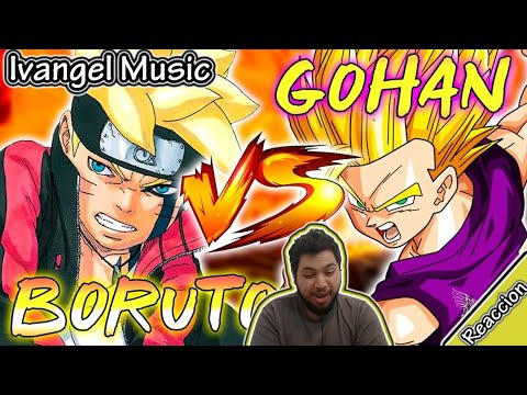 GOHAN VS BORUTO RAP - IVANGEL MUSIC | RAP BATTLE | DRAGON BALL VS BORUTO Ft. FICTY VINC | Reaction