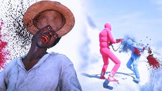 NPCs Fight Each other with Euphoria Ragdoll Physics RDR2 NPC WARS #395