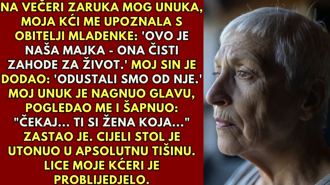 Moja su djeca svima na vjenčanju mog unuka rekla: 