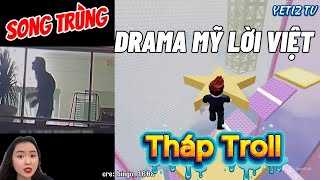 Bắt Gặp SONG TRÙNG Của Hàng Xóm | Drama Mỹ Lời Việt | Roblox Tháp Troll Tower