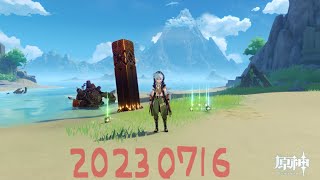 【原神】レザーVS遺跡守衛４体 20230716