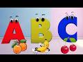 Phonics Song - ABC Fruits Song | A is for Apricot | Toddlers learning alphabet A to Z | ABC Song