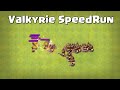 Valkyrie SpeedRun | Clash of Clans | *Max Valkyrie vs All Max Troops* | NoLimits