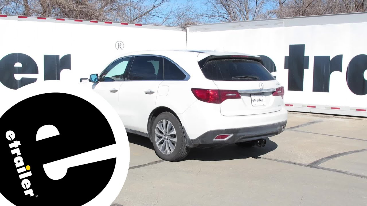 Trailer Hitch Installation 2016 Acura Mdx Draw E Etrailer Trailer Hitch Installation 2016 Acura Mdx Draw E Etrailer