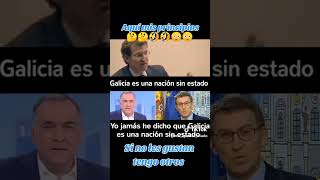 Atentos a lo que decia Feijoo de Galicia ,que es una nacion ,y escucha lo que dice ahora