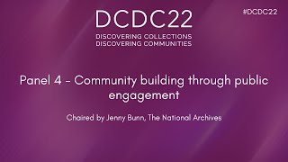 DCDC22 | Community building through public engagement