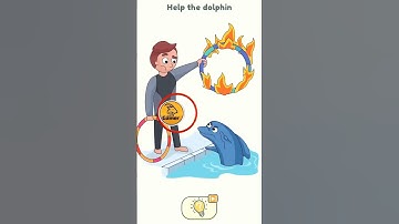 Help The Dolphin 🐬- Dop 2 ( Delete One Part ) #game #short #viral