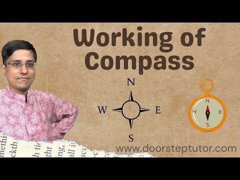 Working of Compass | Earth as Magnet | Magnetic & Geographic Poles (NSO |