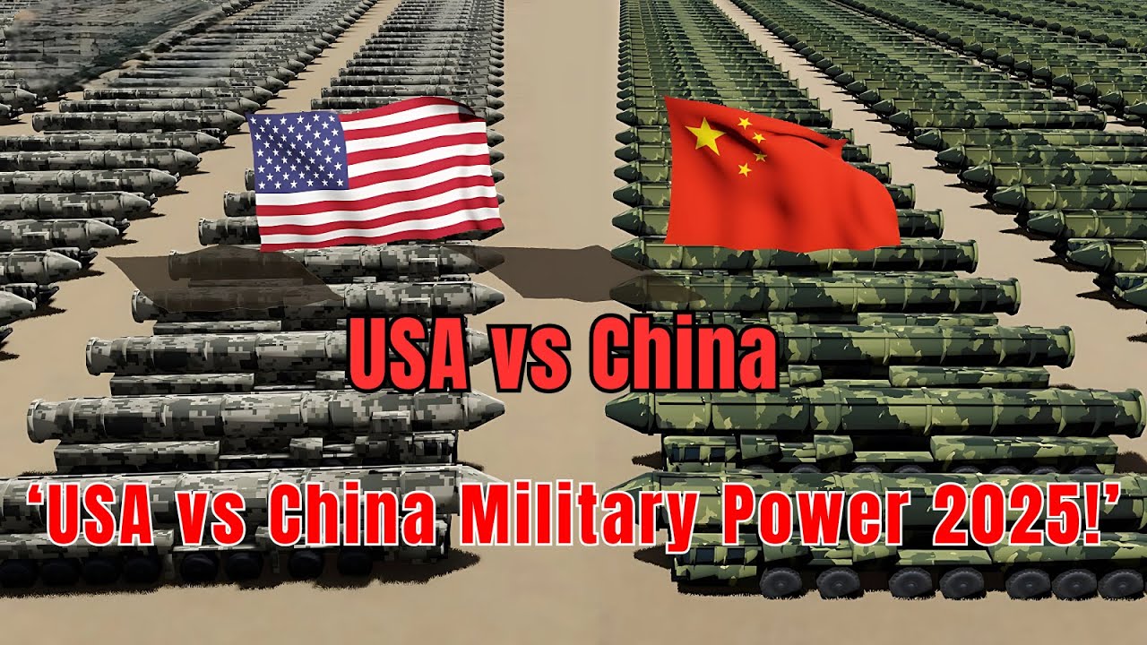 USA vs China New Military Power 2025!!!! - YouTube
