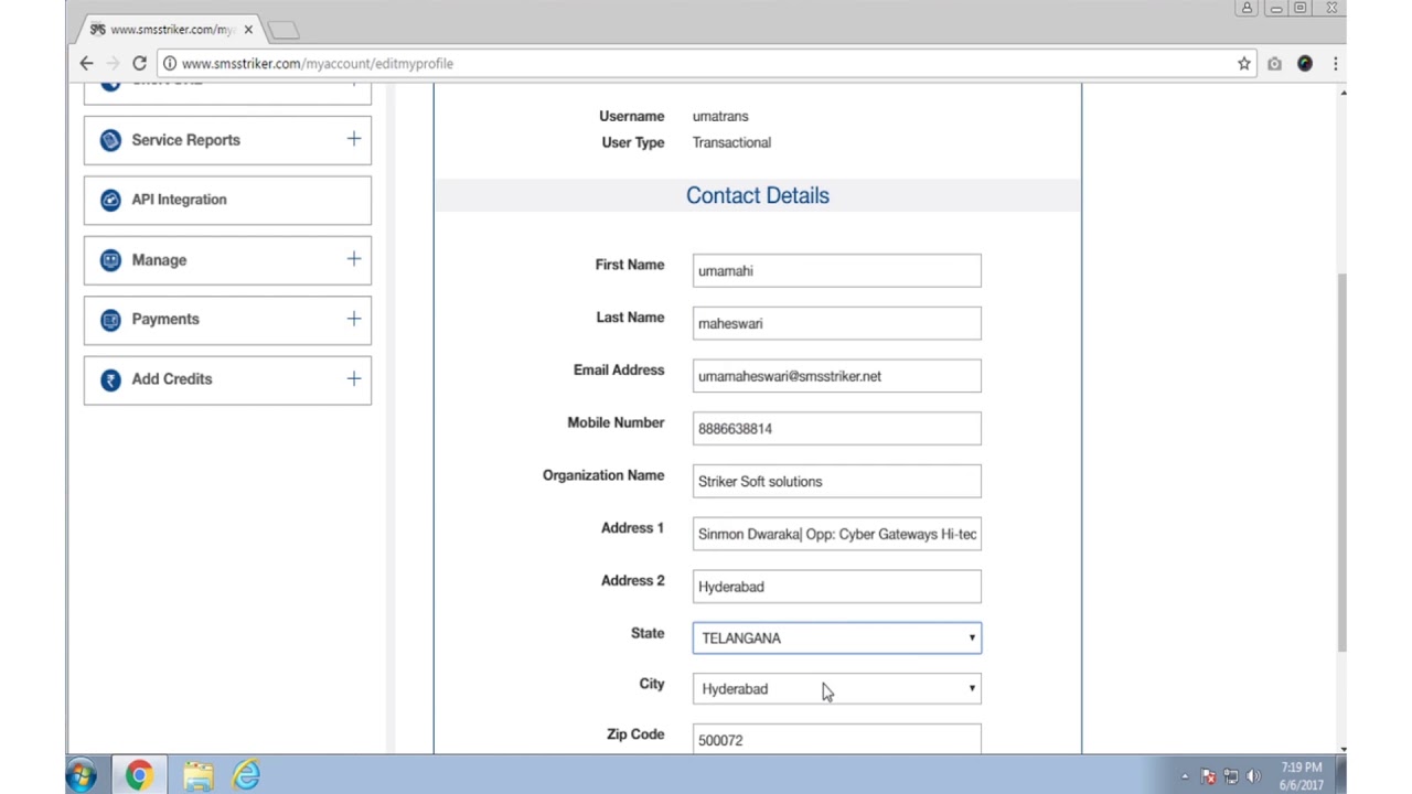 How Edit Your profile in Admin - YouTube