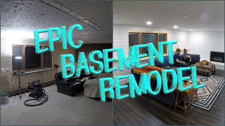 Epic Basement Remodel Before Baby Arrives! (Timelapse)