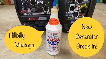 Generator Break in and unboxing - Costco Yamaha A-iPower