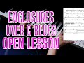 Enclosures over a C Blues... Open Lesson