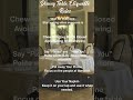 Dining Table Etiquette Rules #decor #homedecor #short