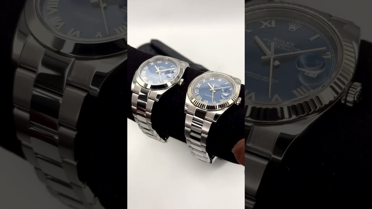 One of the biggest debates in the community—smooth vs Fluted bezel