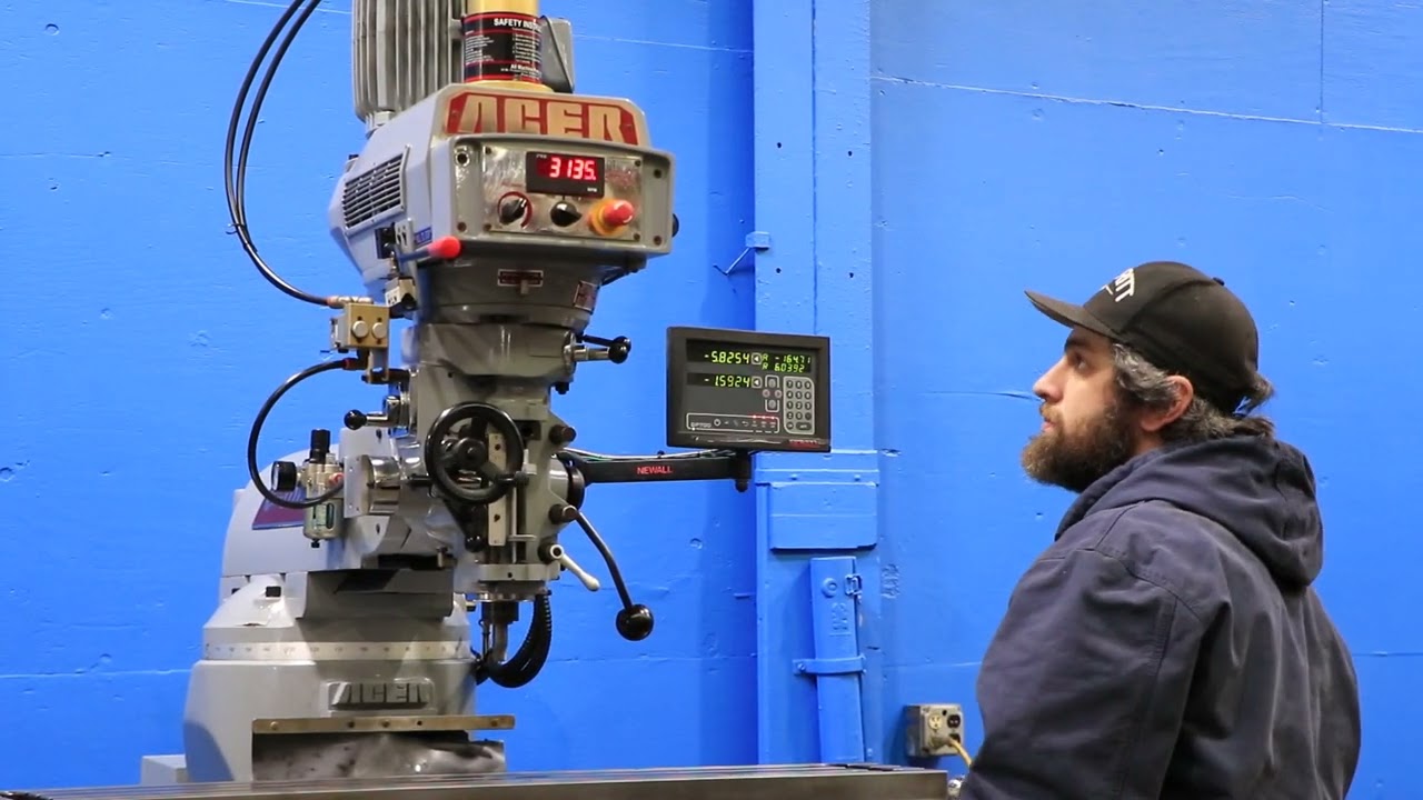 ACER VERTICAL MILLING MACHINE - YouTube