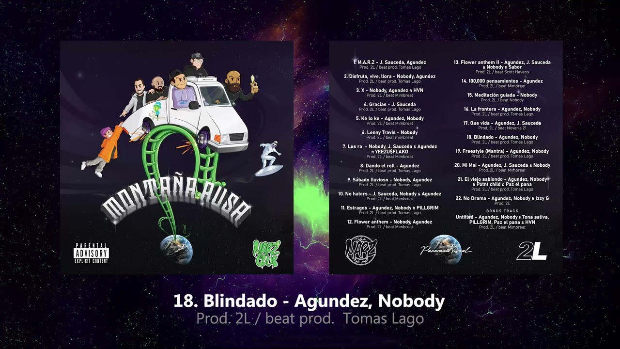 Blindado - Agundez, Nobody (Prod. 2L / beat prod. Tomas Lago)